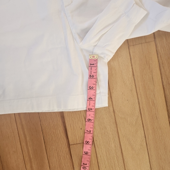 BNWT Gloria Vanderbilt 12 Classic White Chino Women's Shorts Classic Casual Chic - Picture 5 of 10